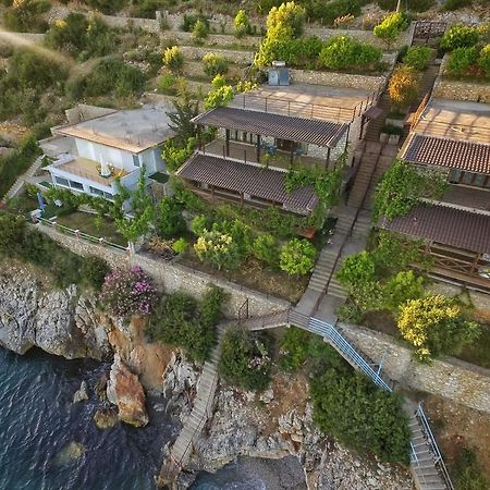 Seaside Duplex Stone Villa Qeparo Extérieur photo