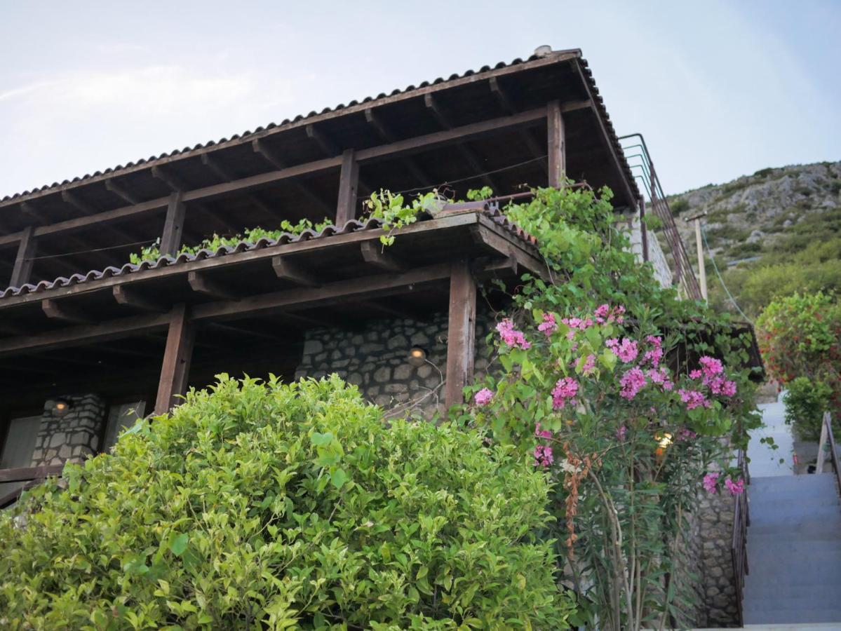Seaside Duplex Stone Villa Qeparo Extérieur photo