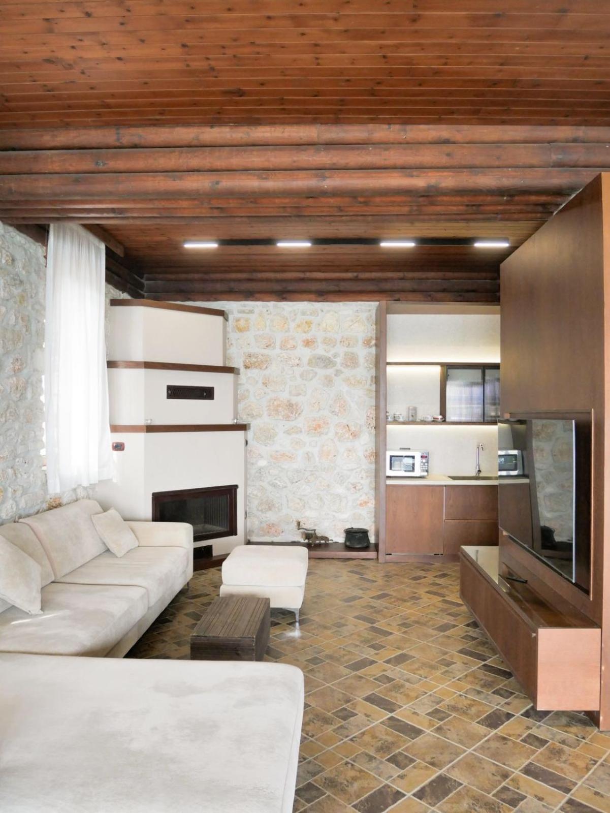 Seaside Duplex Stone Villa Qeparo Extérieur photo